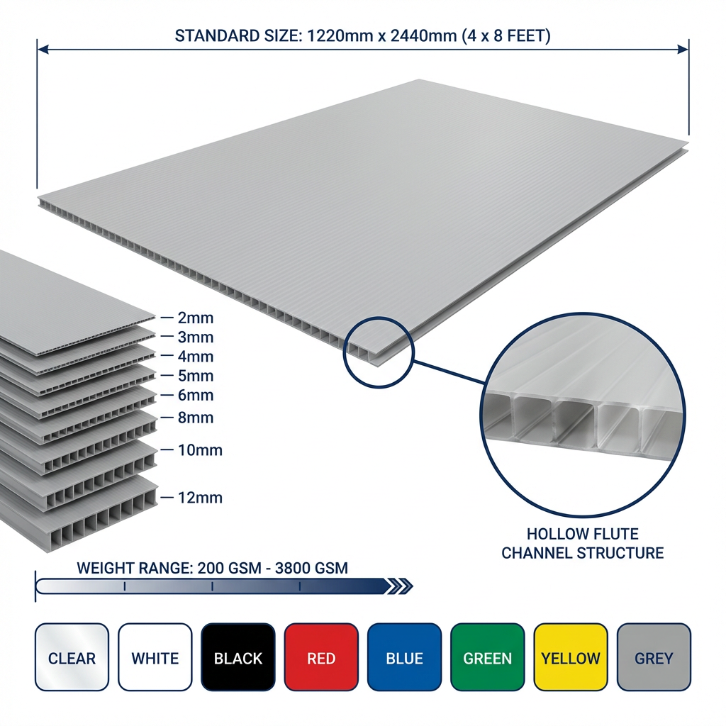 Corrugated Plastic Sheets - Image 2