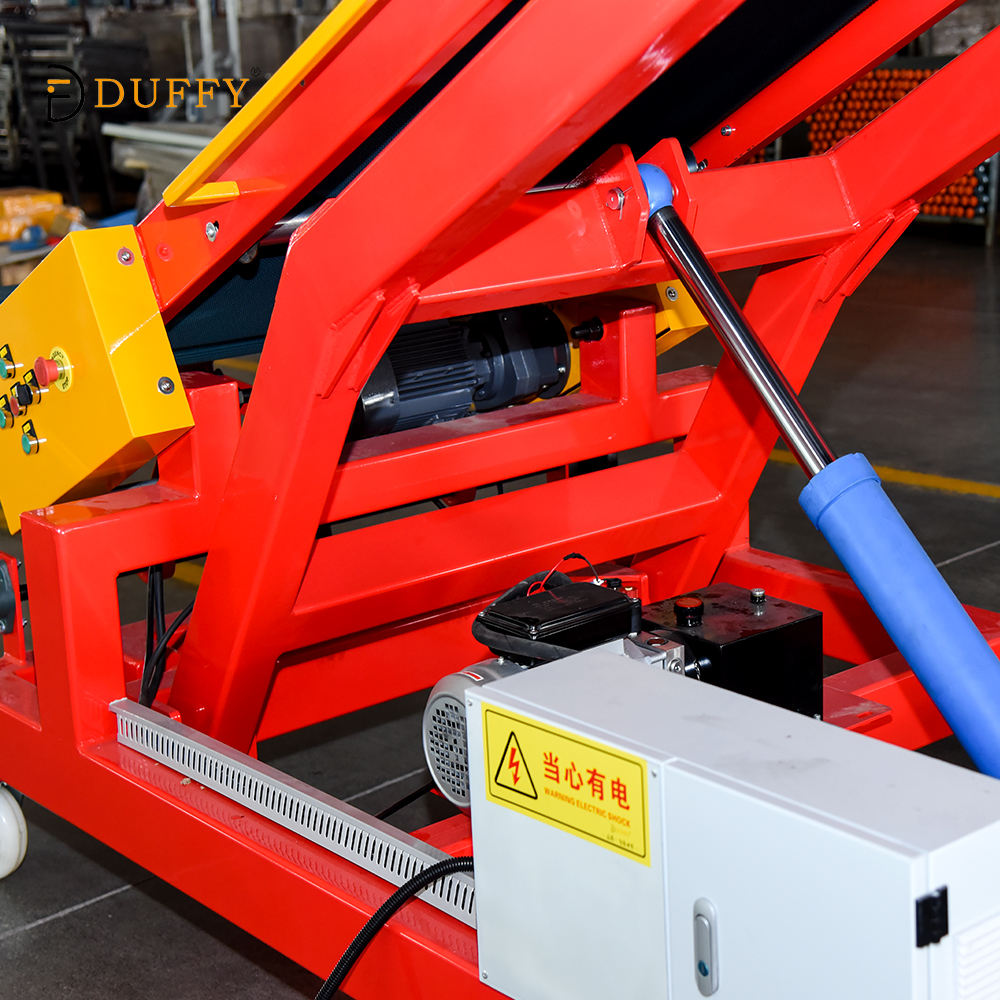 Truck Belt Loading Unloading Conveyor With Machine - Image 4