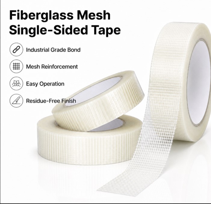 Heat-Resistant Transparent Fiberglass Mesh Tape - Image 2