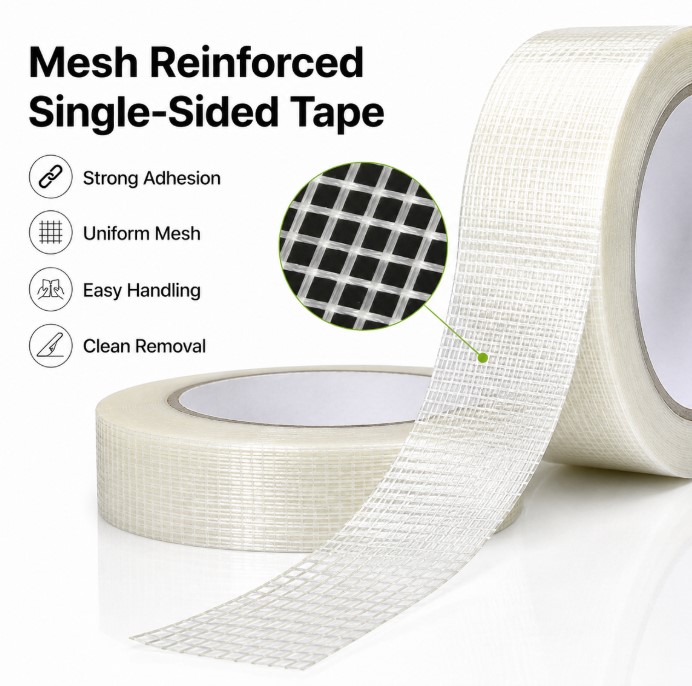 Heat-Resistant Transparent Fiberglass Mesh Tape - Image 3