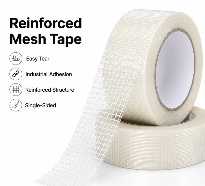 Heat-Resistant Transparent Fiberglass Mesh Tape - Image 4