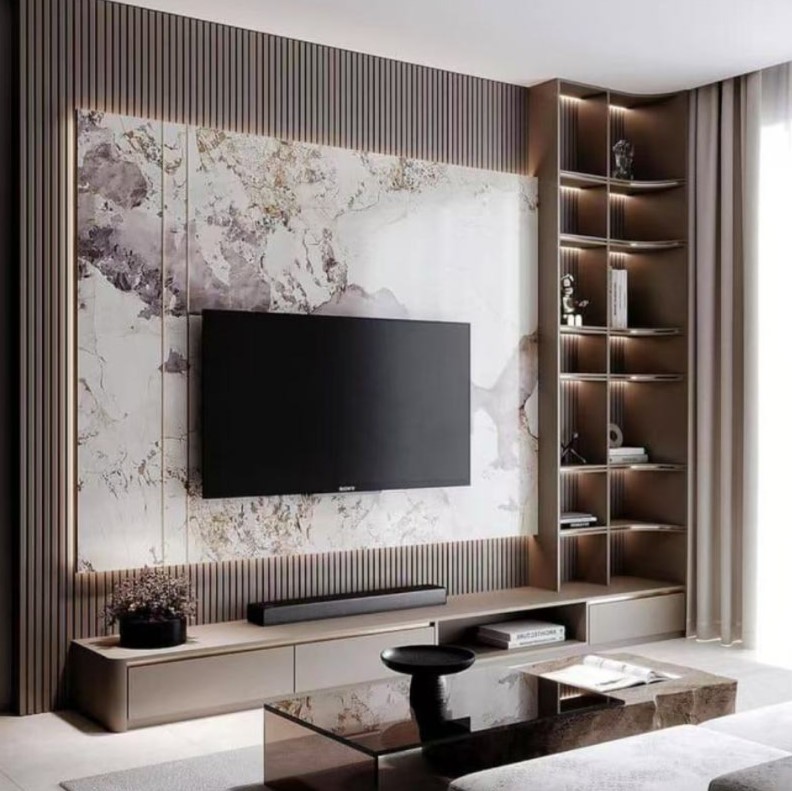 Shelf Adhesive PVC Wall Panel